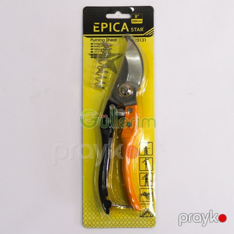 Epica Bağ Budama Qayçısı – SK5 Polad Bıçaqlı, Sarı Tutacaq