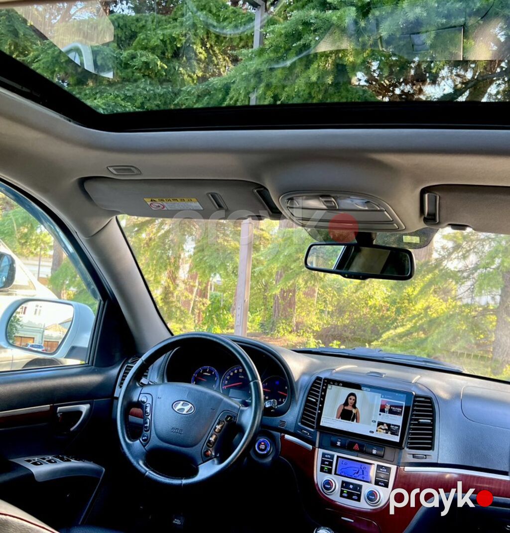Hyundai Santa Fe – ağ rəngli, şəhər və uzun yollar üçün praktik və — Avtomobillər, Bakı (10)