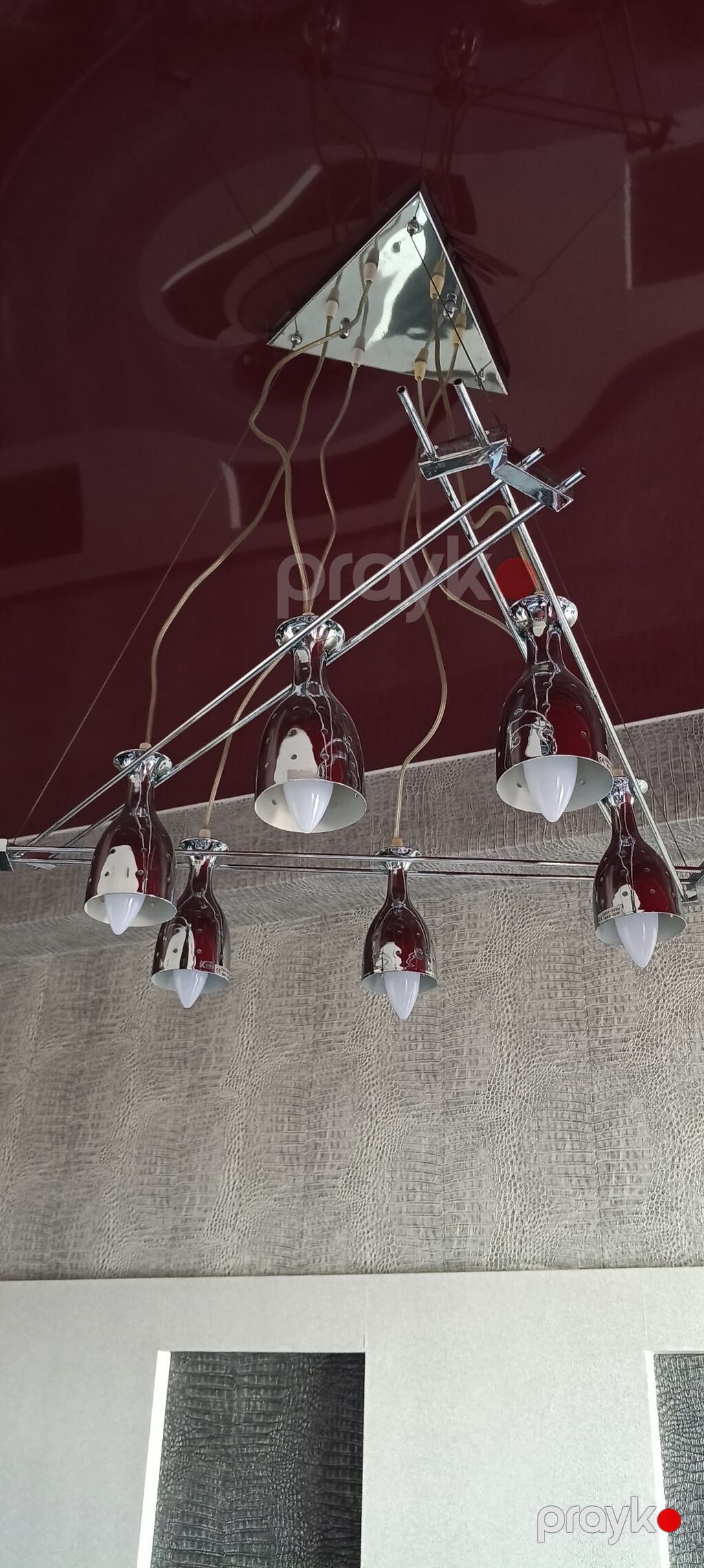 Çılçıraq, 8 lampa, Metal — Tavan is?qlar? v? cilc?raqlar, Digah (3)