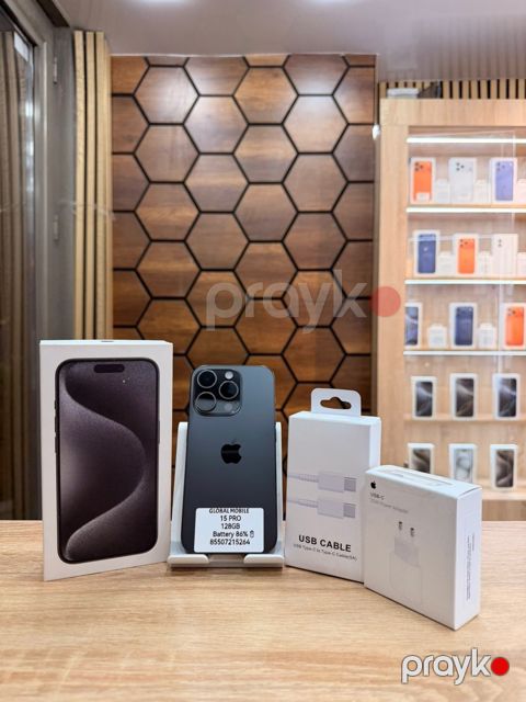 Apple iPhone 15 Pro Black Titanium 128GB/8GB — Bakı