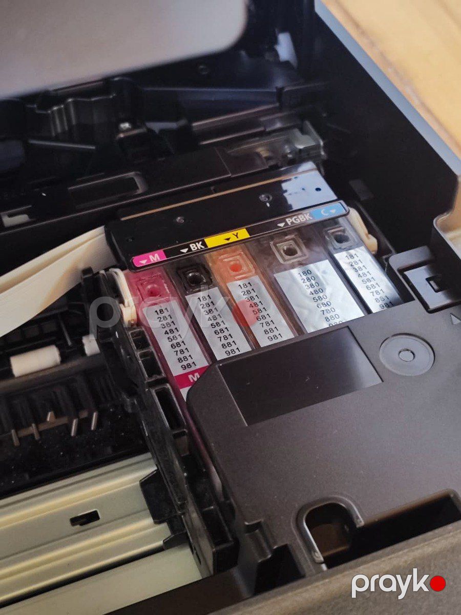 Canon TS6340a Çoxfunksiyalı Printer + Doldurulan Kartriclər və Rənglər — Ofis texnikası və istehlak malları, Qəbələ (6)