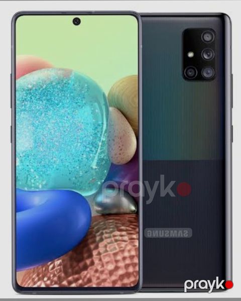 Samsung Galaxy A71, 128 GB, rəng - Boz, Barmaq izi — Bakı