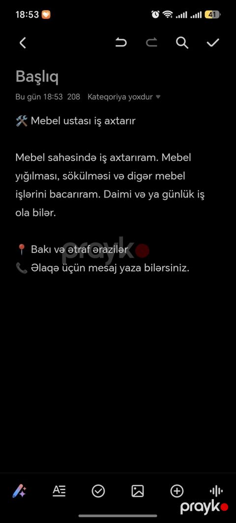 Mebel ustası xidmətləri - Mebel yığılması və sökülməsi - Qarderob — Digah