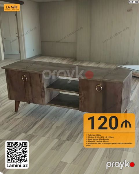 Televizor altlığı – La Mini (Kod: 1408) - Ölçülər: Dərinlik 35 sm — Bakı
