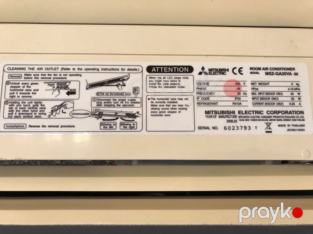 Real Alıcıya Şokkk Endirim Mitsubishi Electric split tipli — Kondisioner və split-sistemlər, Digah (2)