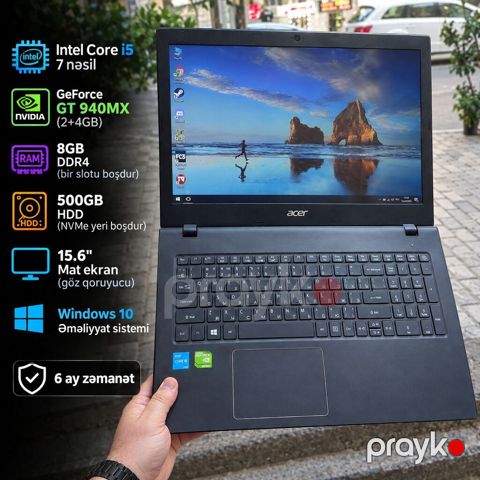 Core i5/Nvidia Geforce 940MX/Ram 8gb DDR4 Salam əziz dostlar