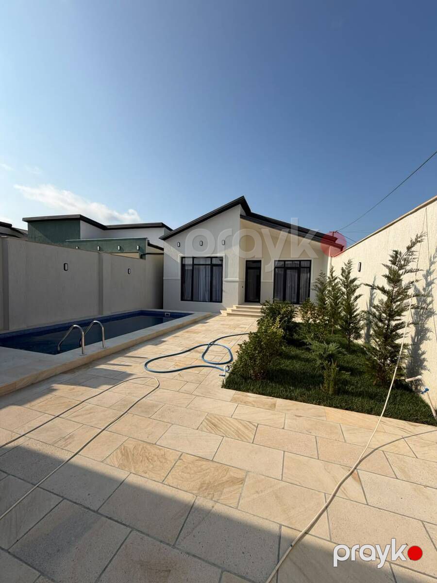 Satılır 4 otaqlı həyət evi/bağ evi 150 m² — Ev, villa, Bakı (3)