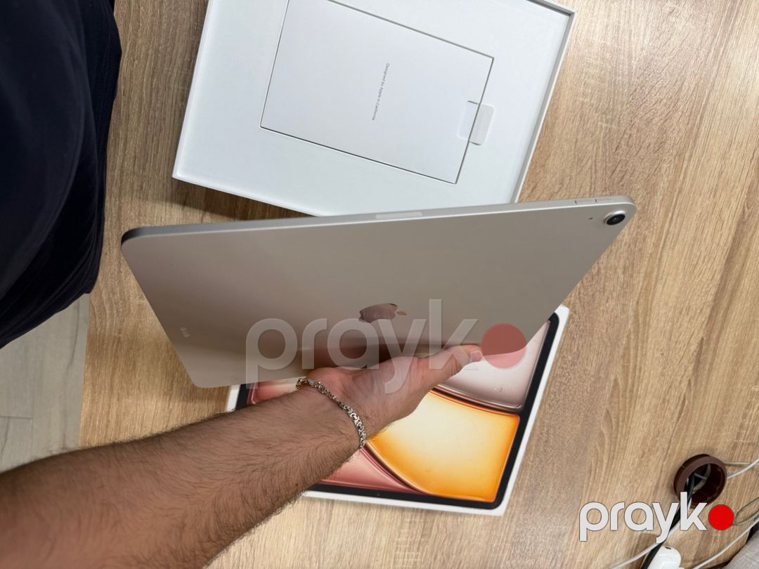 Apple iPad Air 13 inch M3 128GB Starlight — Planshetlər, Bakı (2)