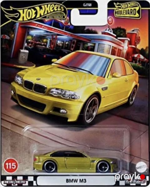 Hot Wheels Boulevard seriyasından BMW M3 (E46) die-cast model — Bakı