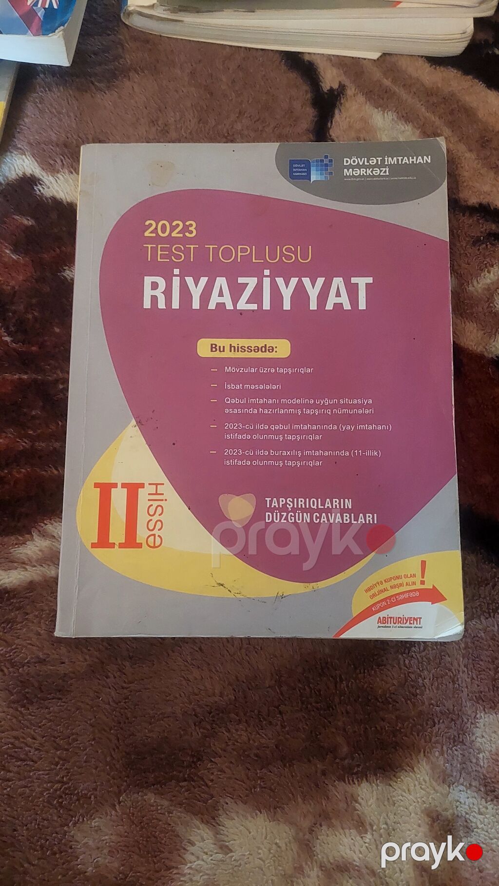 Məhsul: Abituriyent hazırlığı üçün test topluları və dərs vəsaiti — Kitablar, Bakı (6)