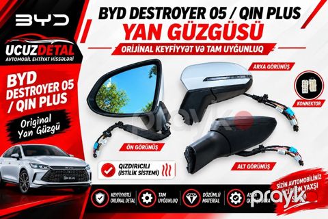 Məhsul: BYD Destroyer 05 / Qin Plus üçün orijinal yan güzgü — Bakı