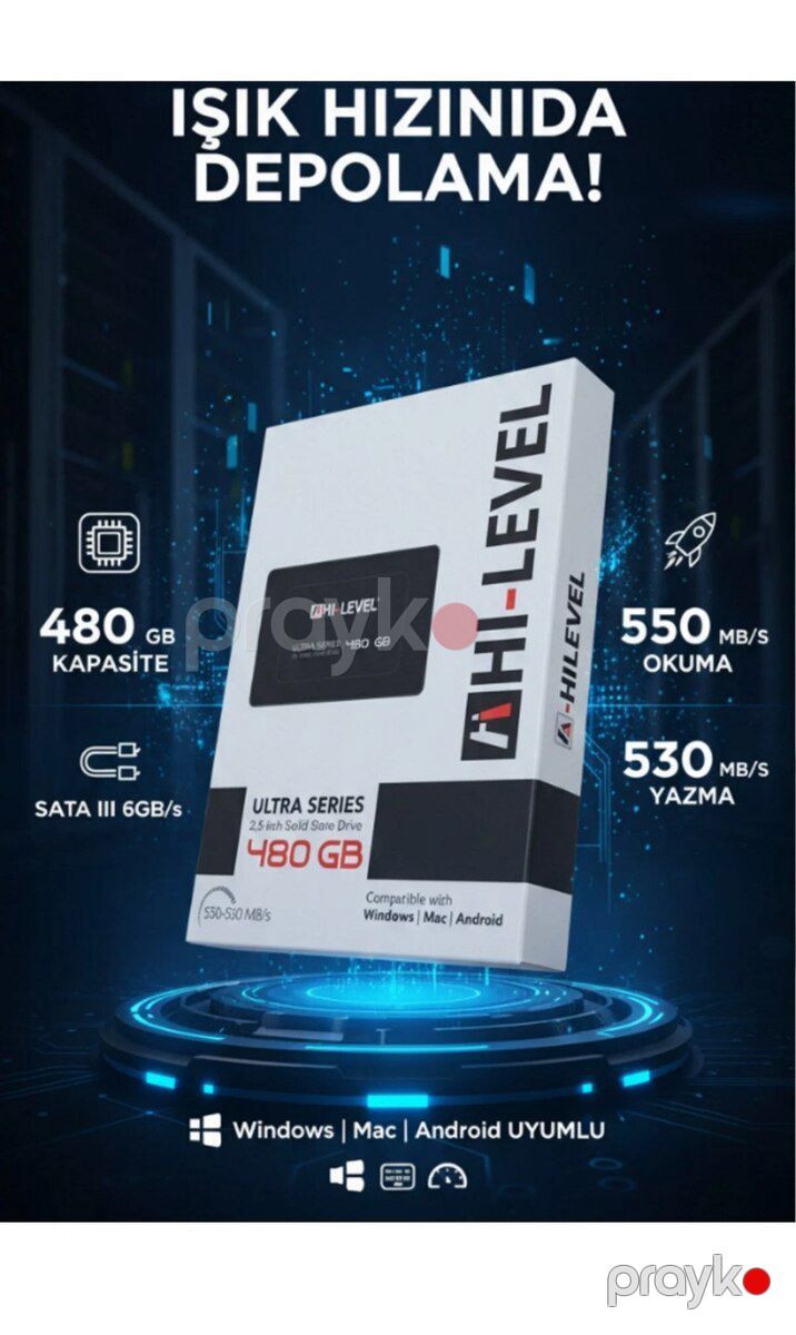 SSD "Hi-Level Ultra Series 480GB" — Kompüterlər və noutbuklar, Bakı (3)