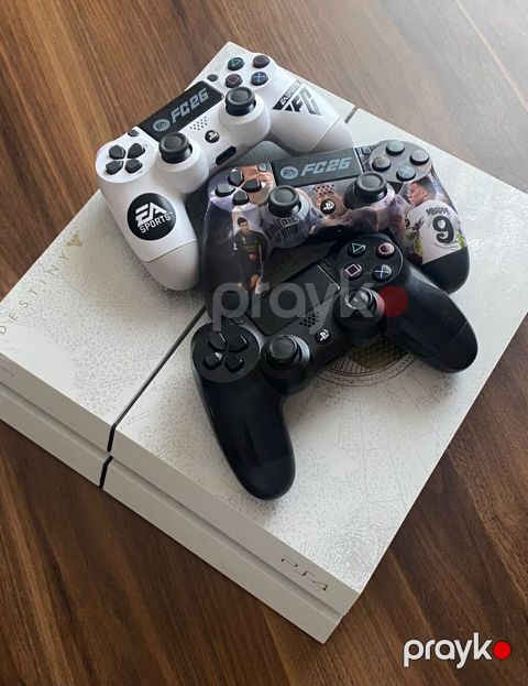 PlayStation 4 “Destiny” Limited Edition (ağ rəng) + 3 ədəd DualShock 4 — Sumqayıt