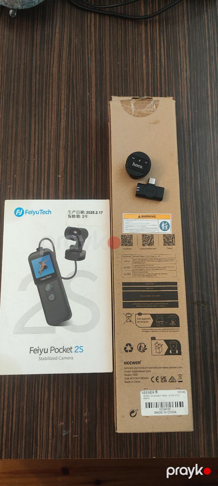 4K Gimbal kamera Feiyu Pocket 2S — Səs texnikası, Bakı (3)