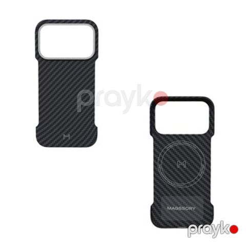 Apple İPhone 17 Pro Magssory Aramid Zero arxalıq — Bakı
