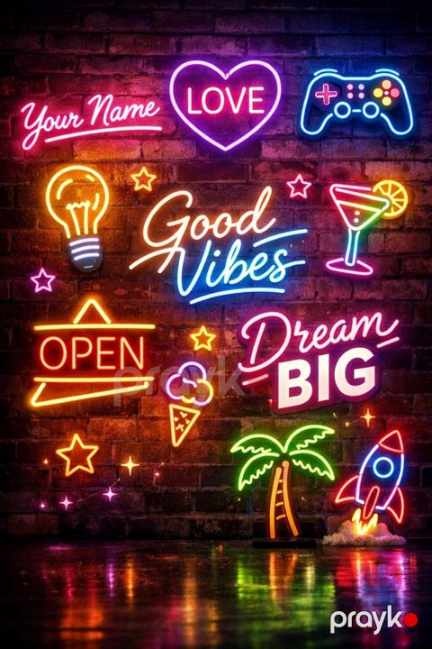Neon yazılar sifarişi — Bakı