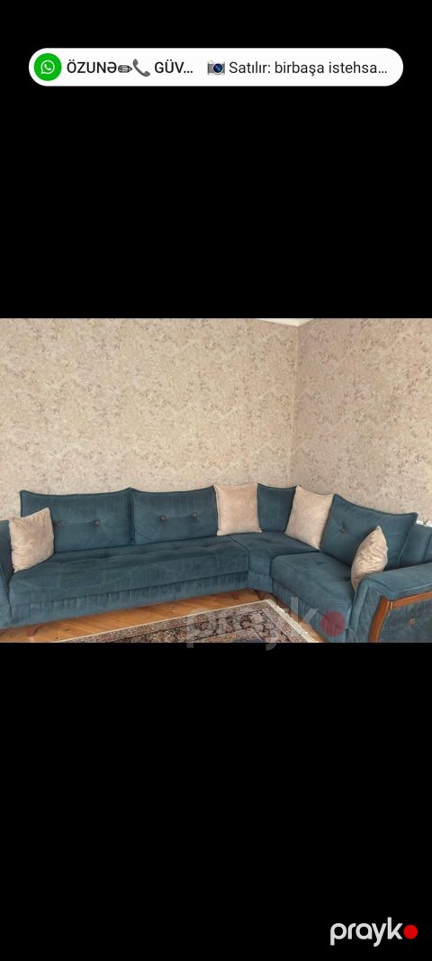 Divan 450azn satılır açılır bazalıdı 3x2di təzədi. Ünvan Ramanı ff — Bakı