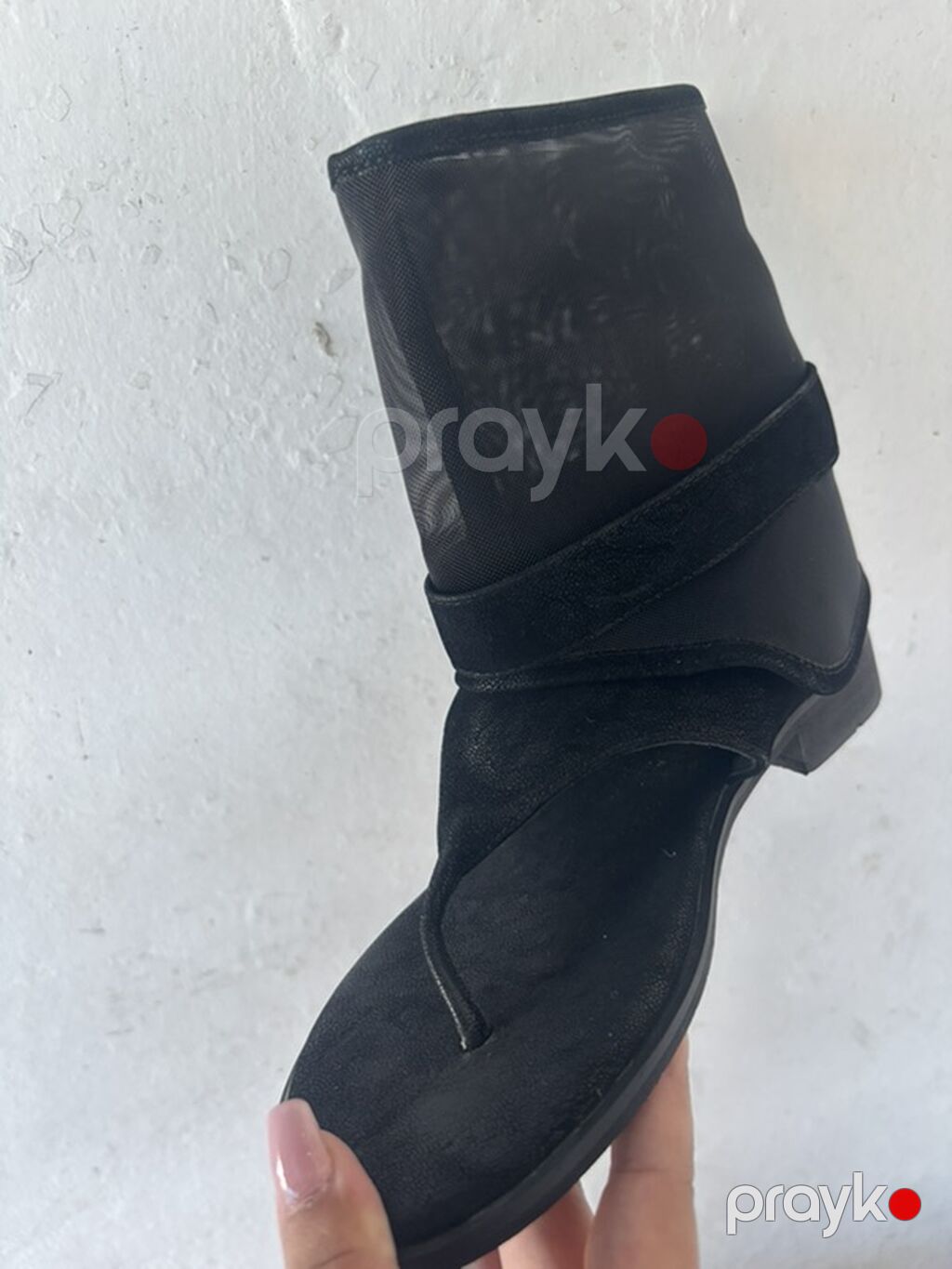 Ölçü: 38.5, rəng - Qara, Yeni — Sandal, Digah (5)