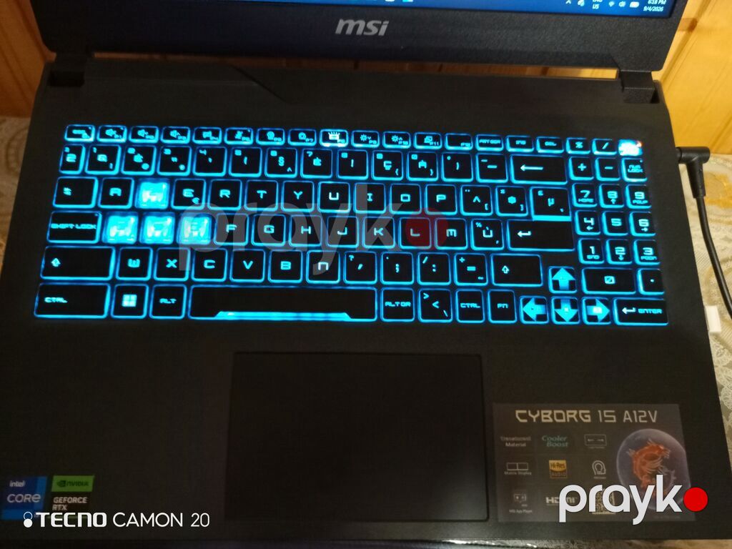 MSI Cyborg 15 A12Vf oyun noutbuku - Model: MSI Cyborg 15 A12V — MSI, Hacıqabul (3)
