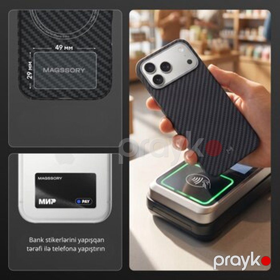 Apple iPhone Air üçün Case Magssory Aramid — Smartfonlar, Bakı (2)