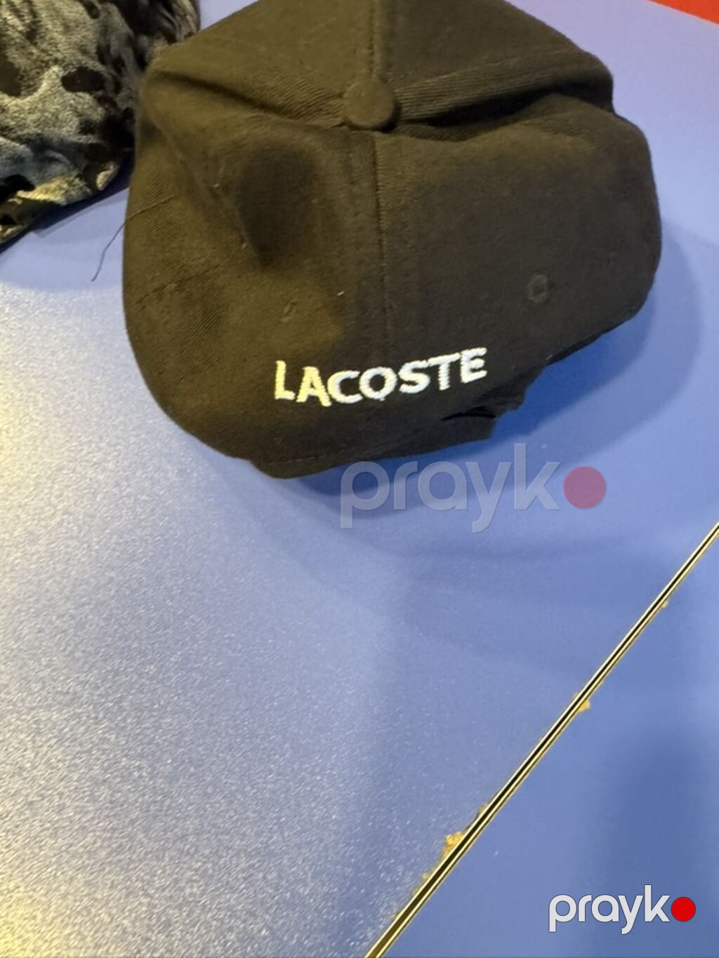 Lacoste qara beysbol papağı - Rəng: qara - Ön hissədə yaşıl Lacoste — Baş geyimi, Bakı (2)