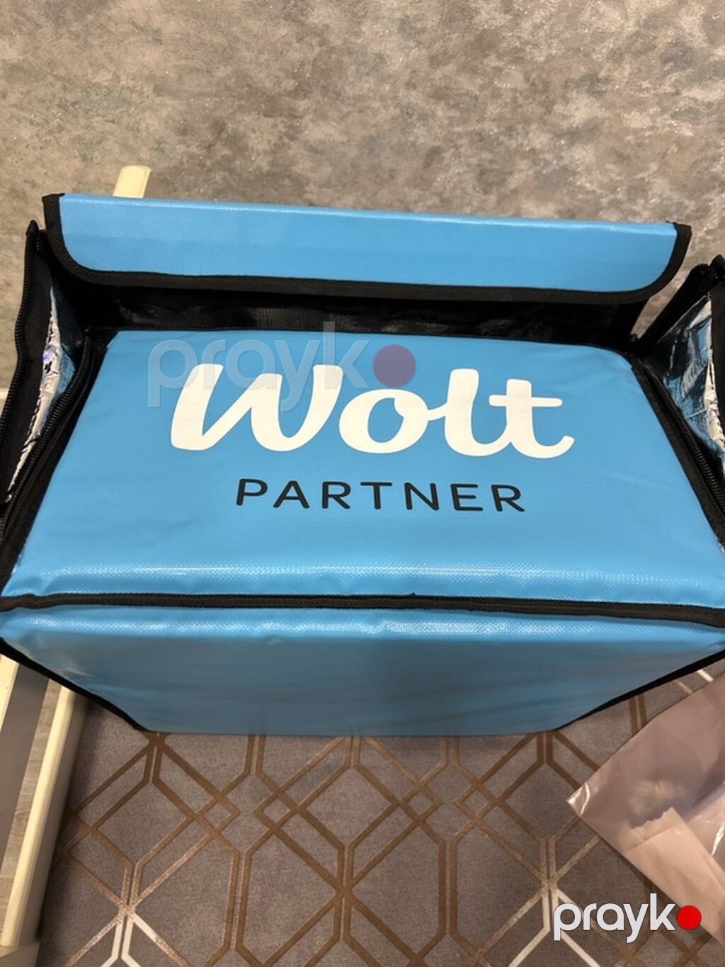Wolt Partner izotermik çatdırılma çantası - Rəng: açıq mavi, “Wolt — Digər, Bakı (2)