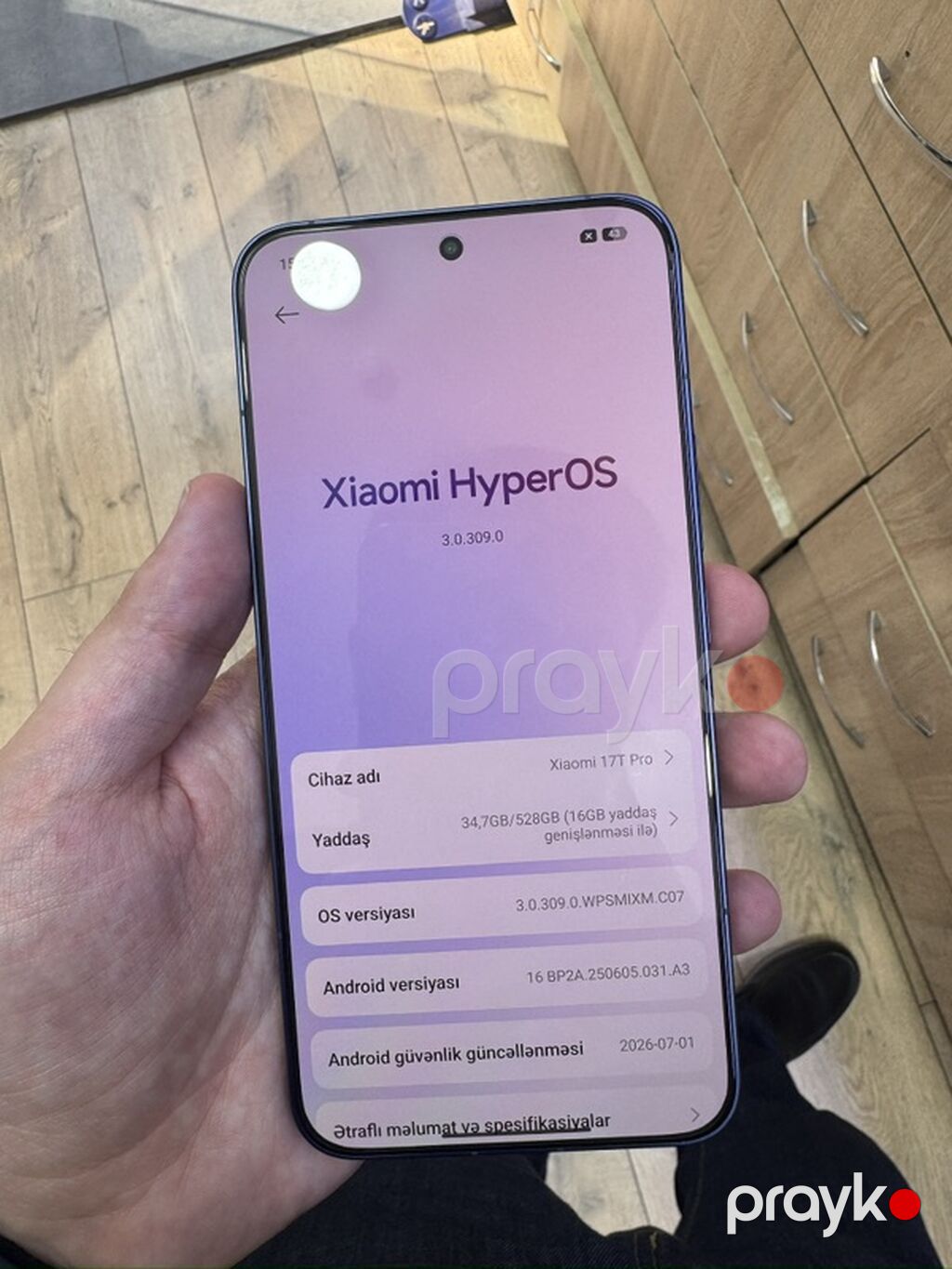Xiaomi Red Rice, 512 GB, rəng - Mavi, Zəmanət, Barmaq izi, Simsiz şarj — Xiaomi, Bakı (6)