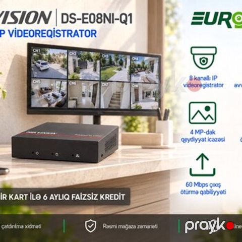 DS-E08NI-Q1 SSD NVR 1TB SSD (pre-installed)