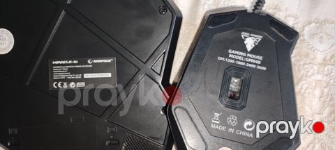 Rampage Miracle-K1 təkəlli oyun klaviaturası + Rebel Gaming GM840 — Bakı