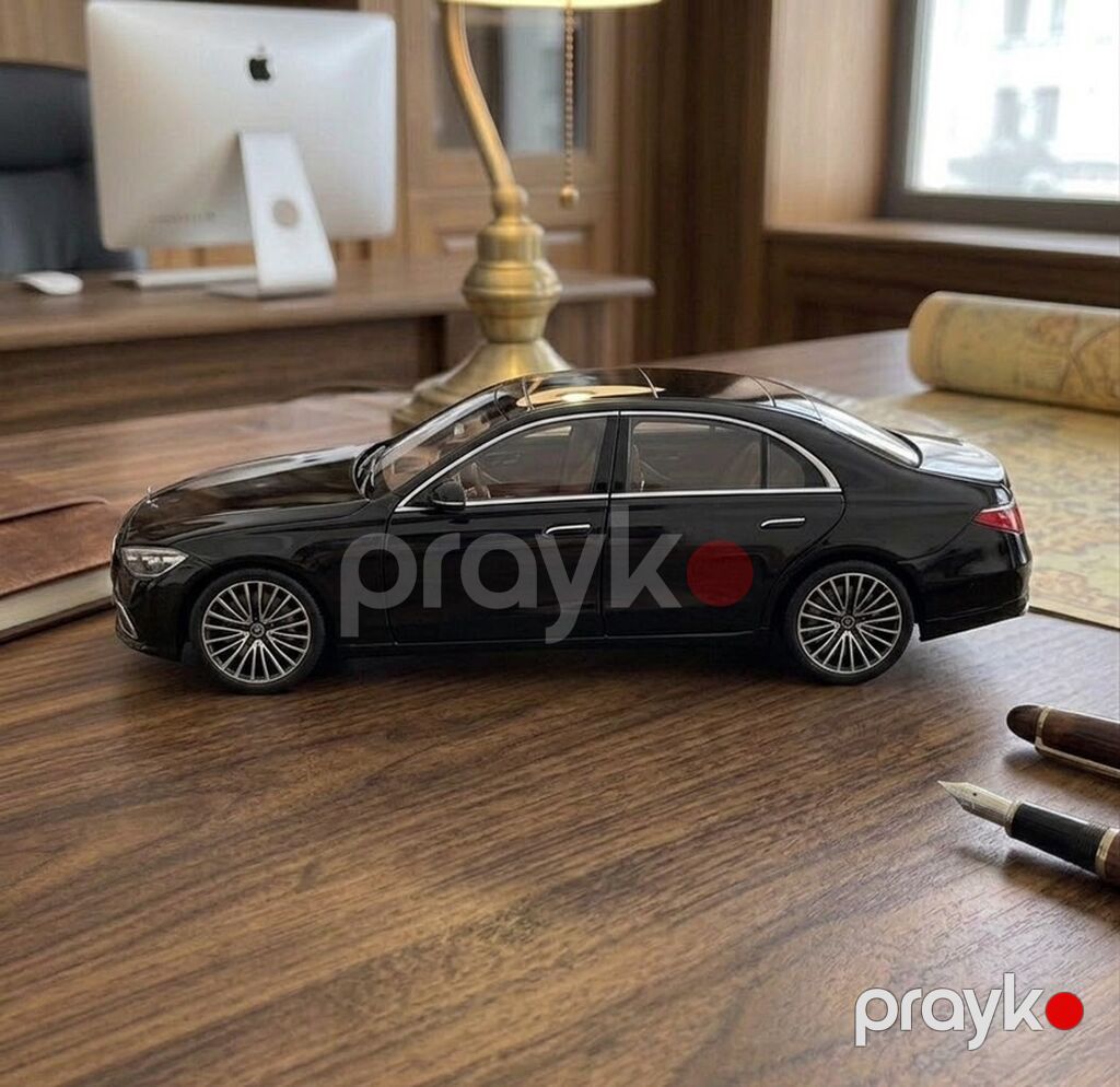 Mercedes-Benz S-Class S500 4MATIC (W223) metal model maşın - Miqyas — Oyuncaq nəqliyyatı, Bakı (2)
