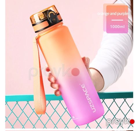 "Uzspace 1000 ml" sport narıncı-bənövşəyi su qabı — Bakı