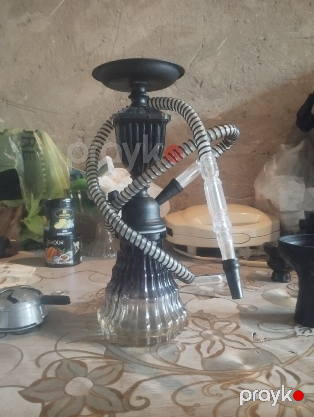 Mini nərgilə seti kalot caska maşa öz cibimdən almışam tap ideal — Elektronik siqaretlər, Bakı (5)