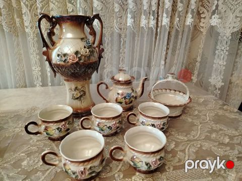 Çay dəsti, rəng - Bej, 5 nəfərlik, Rusiya — Bakı