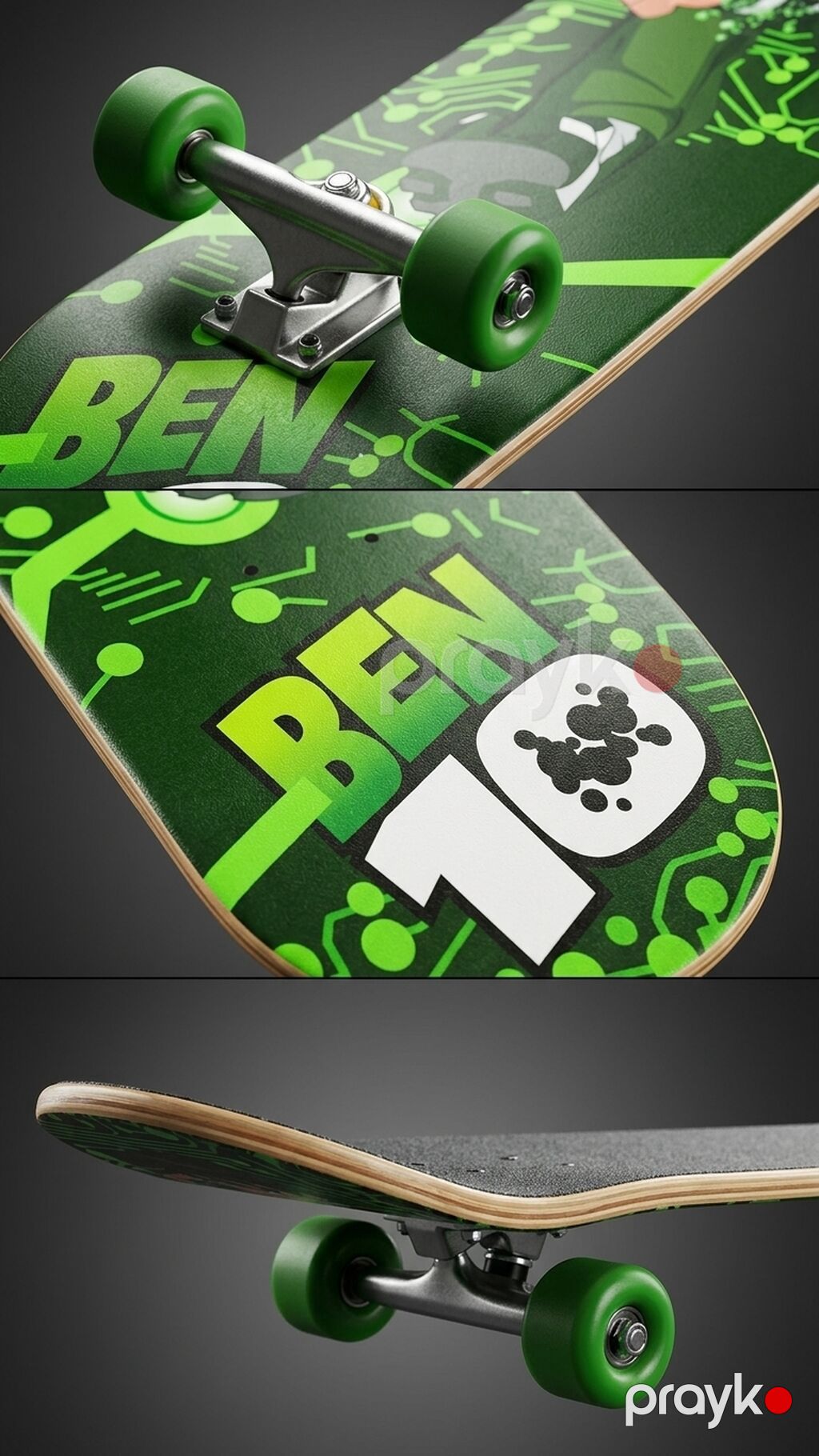 Uşaq və Yeniyetmə üçün Ben 10 Skeytbord (Skateboard) Skeyt 28₼ yox — Skeytbordlar, Güzdək (3)