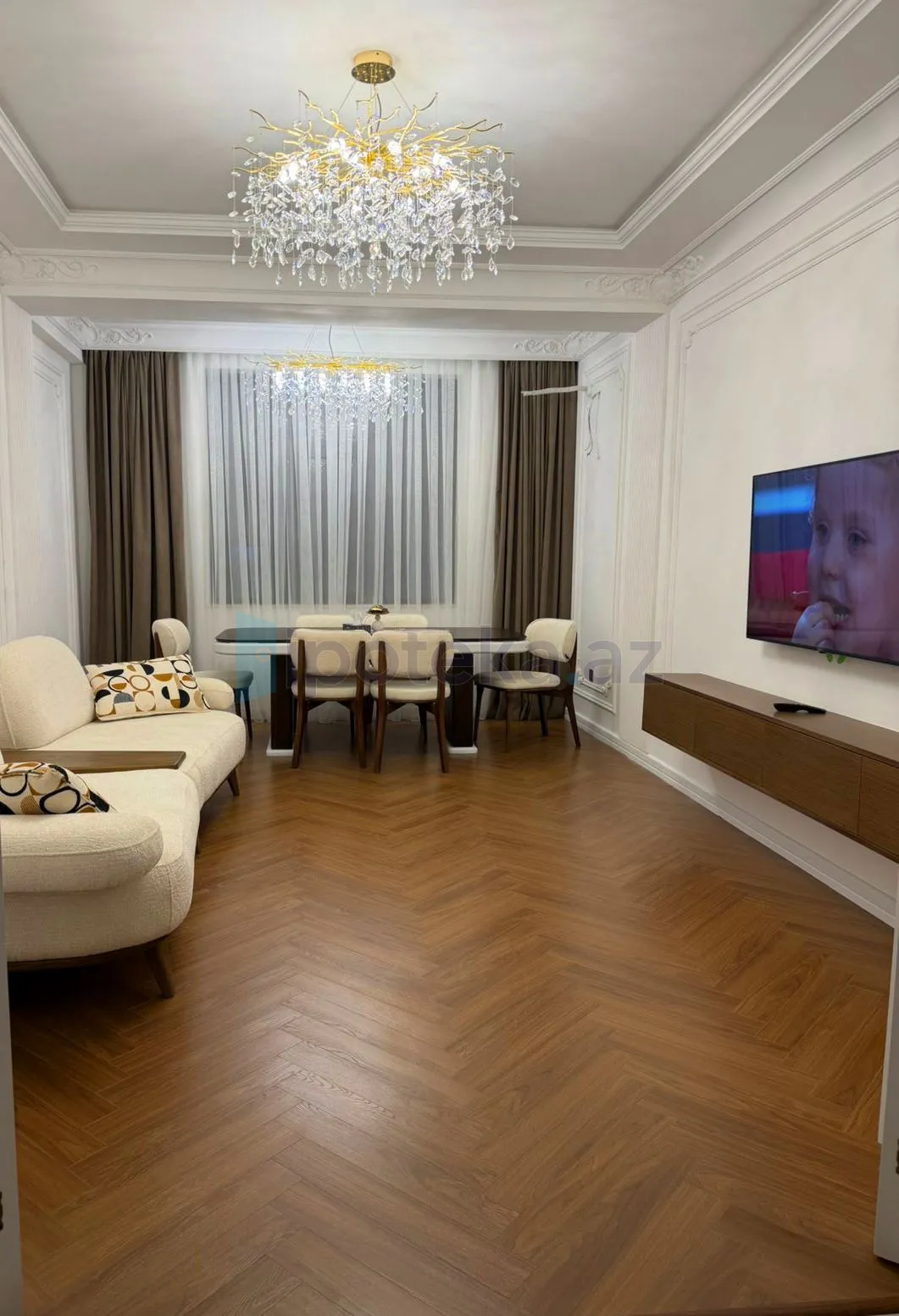 Satılır: 3 Otaq, Yeni tikili, Nərimanov r., 120.00 m² — Bakı