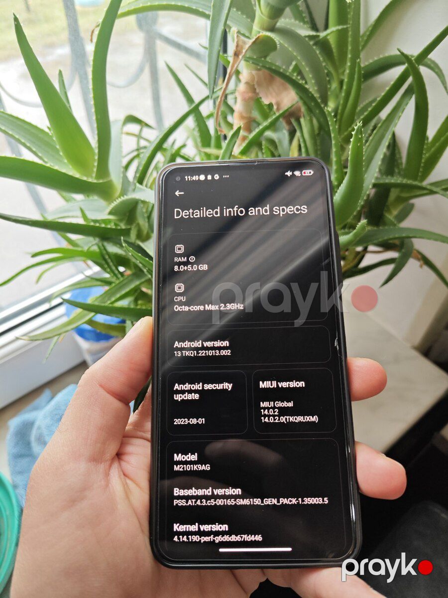 Xiaomi Mi 11 Lite 5G Citrus Yellow 128GB/8GB — Smartfonlar, Bakı (2)