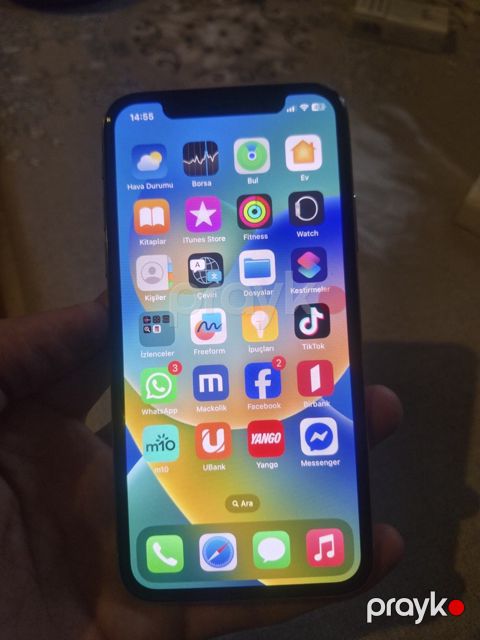 Apple iPhone X Silver 64GB/3GB — Bakı