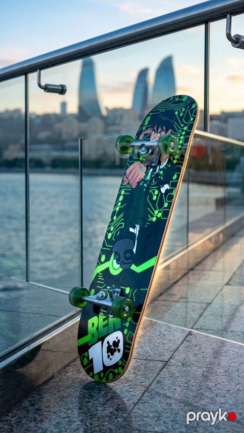 Uşaq və Yeniyetmə üçün Ben 10 Skeytbord (Skateboard) Skeyt 28₼ yox — Güzdək