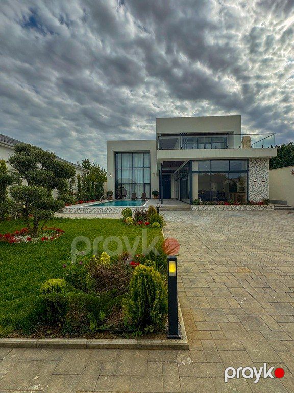 Satılır 6 otaqlı həyət evi/bağ evi 360 m² — Ev, villa, Bakı (2)
