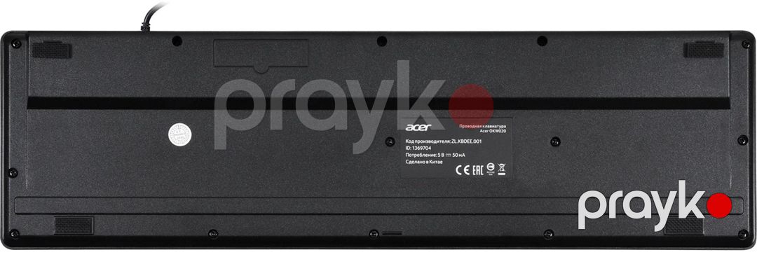 Acer Keyboard OKW020, 104key, Usb-a, En/ukr/ru — Periferik cihazlar, Bakı (4)