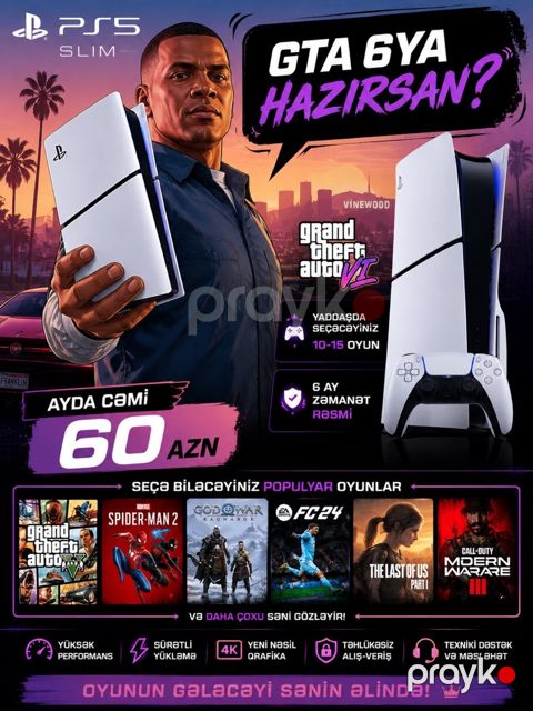 PlayStation 5 Slim 1 TB — Bakı