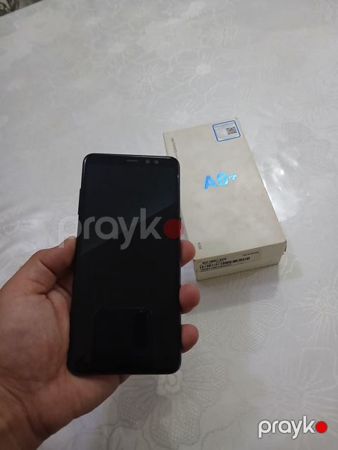 Samsung Galaxy A8 Plus 2018, 64 GB, rəng - Qara, İki sim kartlı — Digah