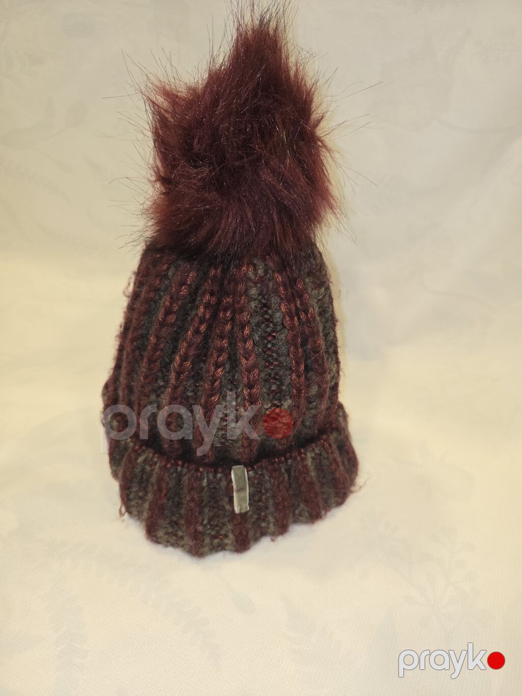 Toxunma, trikotaj papaq, İşlənmiş, rəng - Boz, One size — Baş geyimi, Bakı (8)