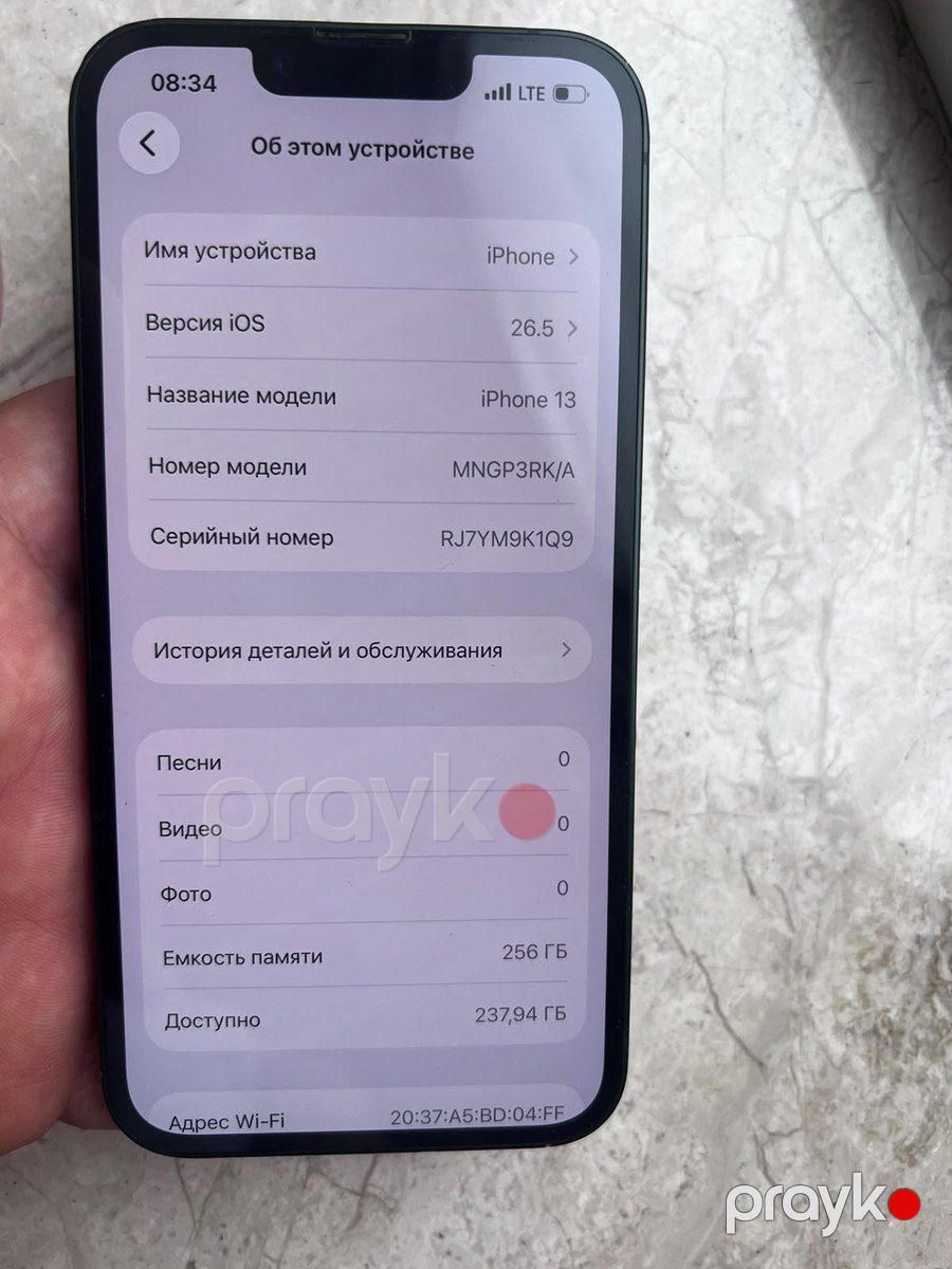 Apple iPhone 13 Midnight 256GB/4GB — Smartfonlar, Bakı (3)