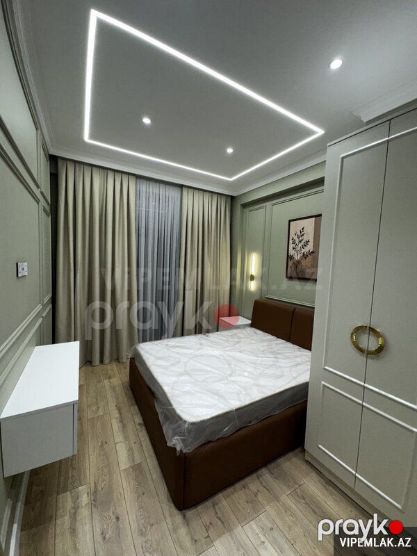 Nəsimi rayonunda 2 otaqlı Yeni tikili Kirayə verilir, 55 m² — Mənzil, Bakı (3)