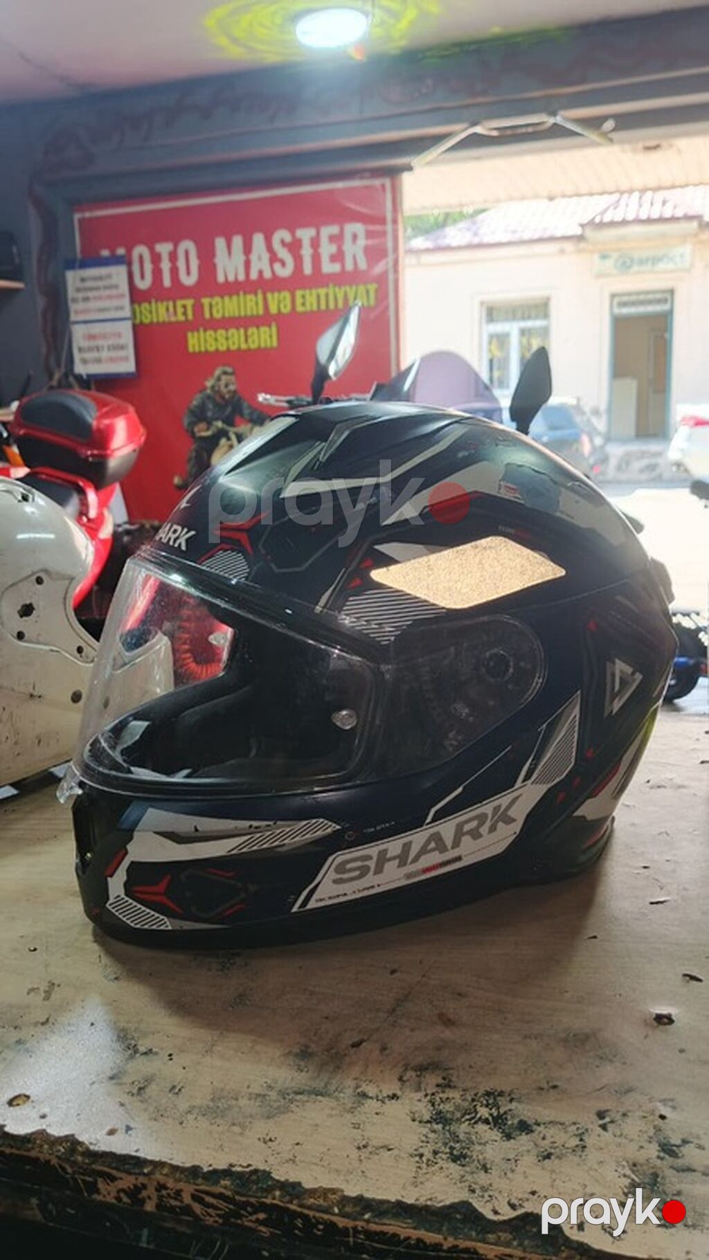 Shark tam üzlü motosiklet dəbilqəsi - Brend/model: Shark (tam üzlü — Motosiklet geyimi, Bakı (6)