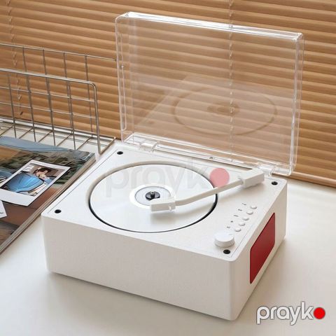 Minimalist dizaynlı stolüstü CD pleyer - Üst qapaqlı kompakt korpus — Bakı