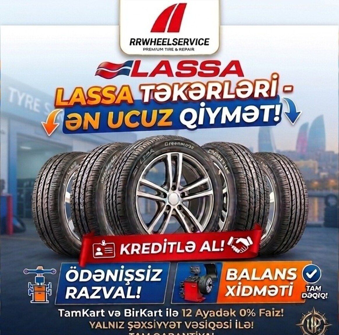 Lassa avtomobil şinləri — Bakı