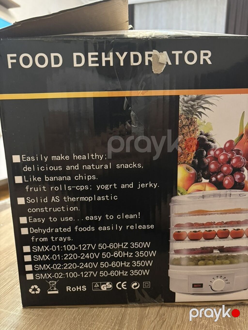 Məhsul: Elektrik qida quruducu (Food Dehydrator) Xüsusiyyətlər: - 5 — Elektronika, Masazır (3)