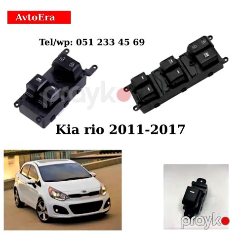 Kia rio 2010-2017 üçün şüşə qaldıran knopka blok — Bakı